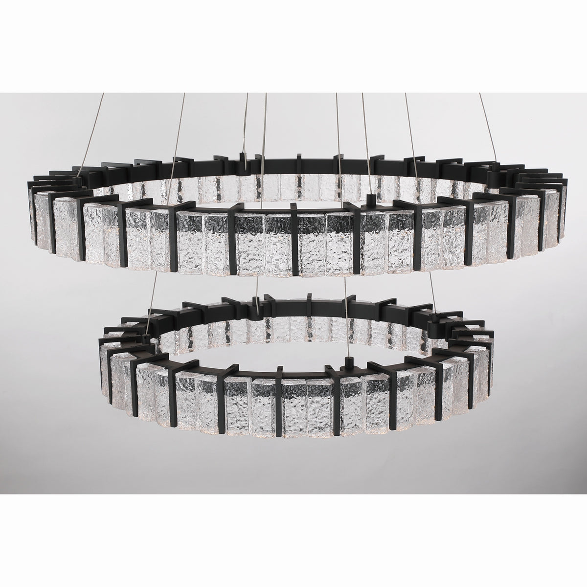 Minka-Lavery - 2410-899-L - LED Chandelier - Sevryn - Dark Matte Black