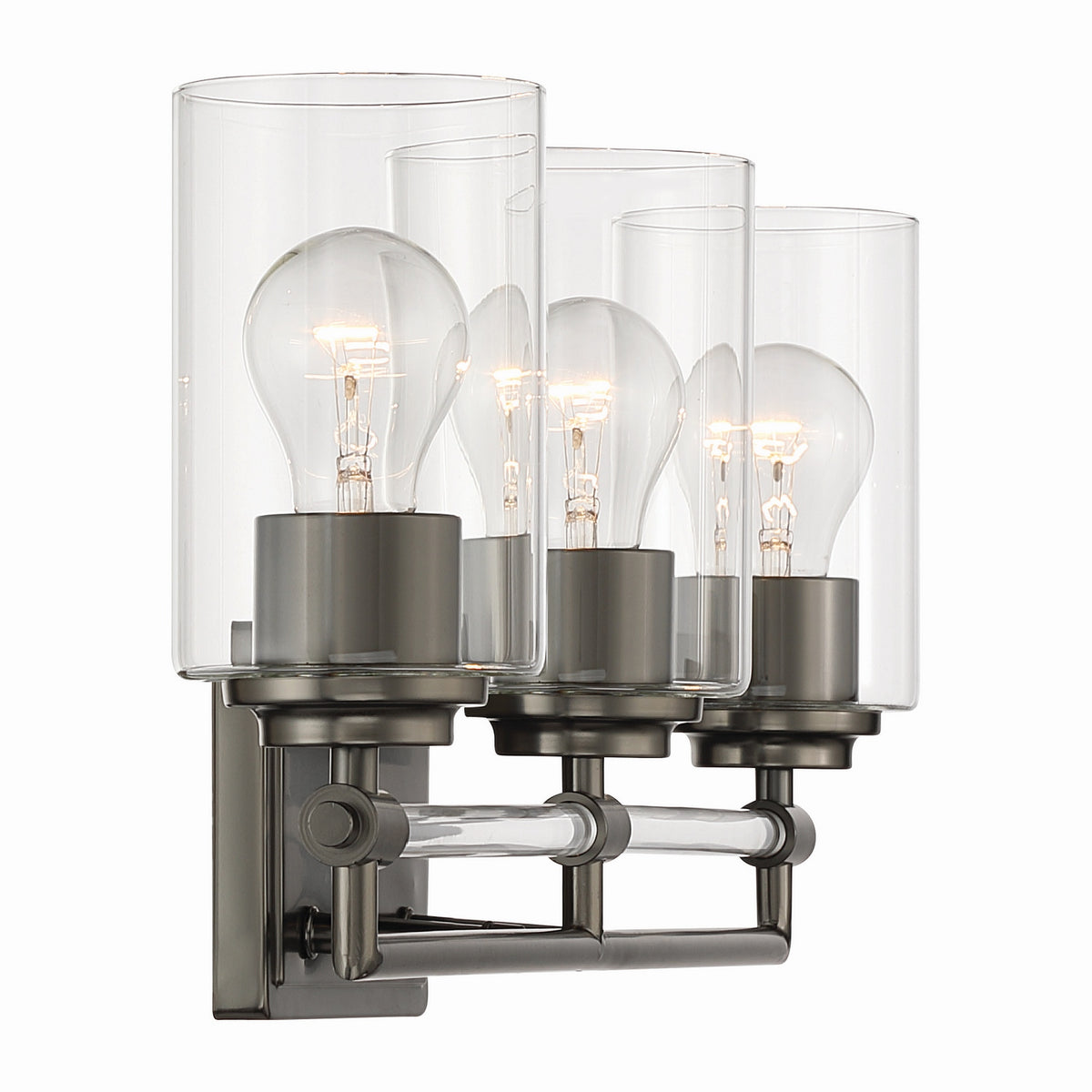 Minka-Lavery - 2643-749 - Three Light Vanity - Binsly - Rustic Gun Metal
