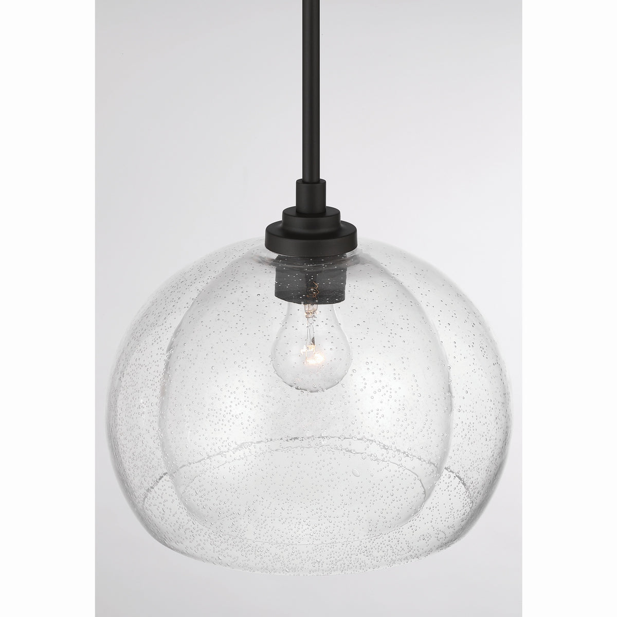 Minka-Lavery - 2725-860 - One Light Convertible Pendant/Semi-Flush Mount - Glint - Dark Bronze