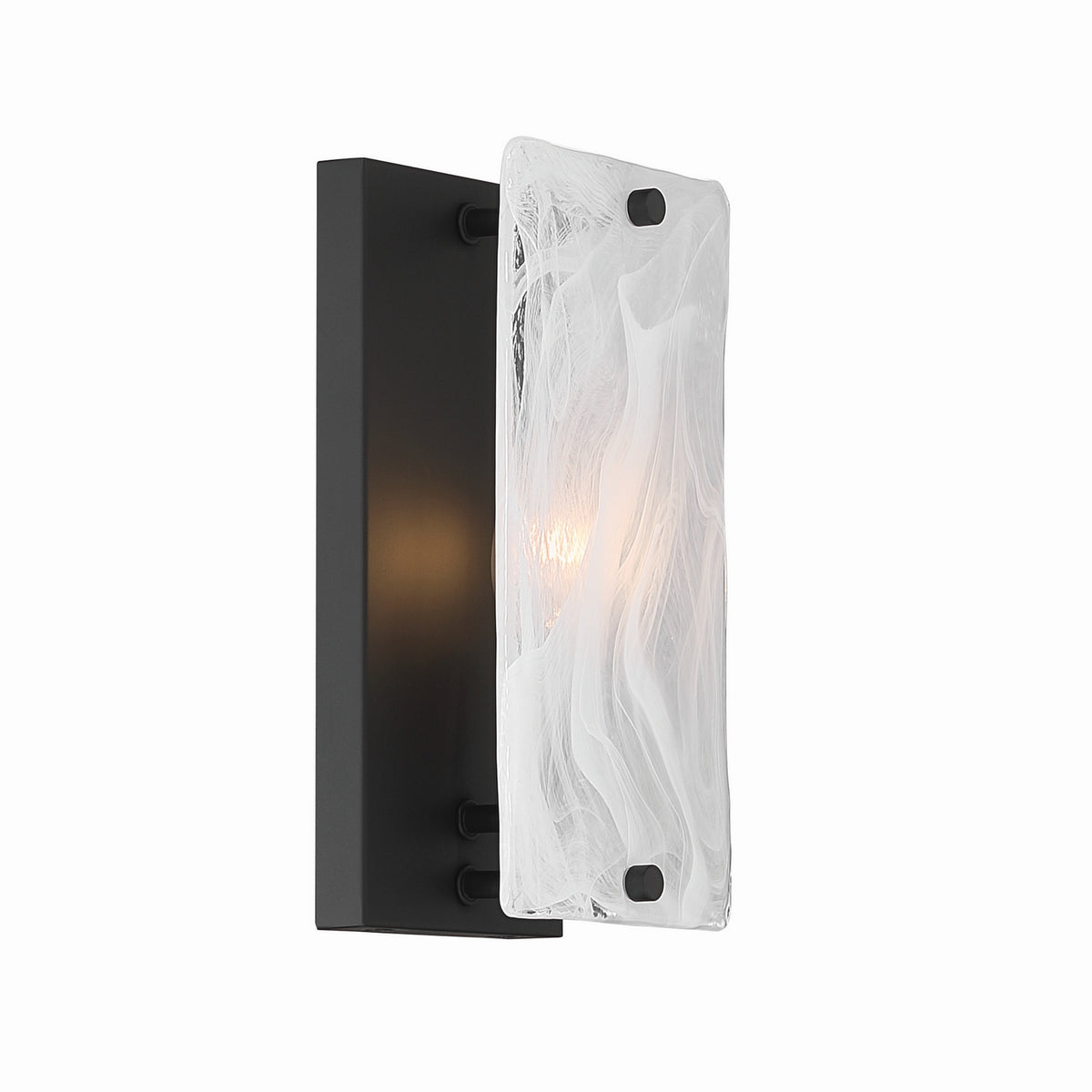 Minka-Lavery - 3631-899 - One Light Wall Sconce - Veil - Dark Matte Black