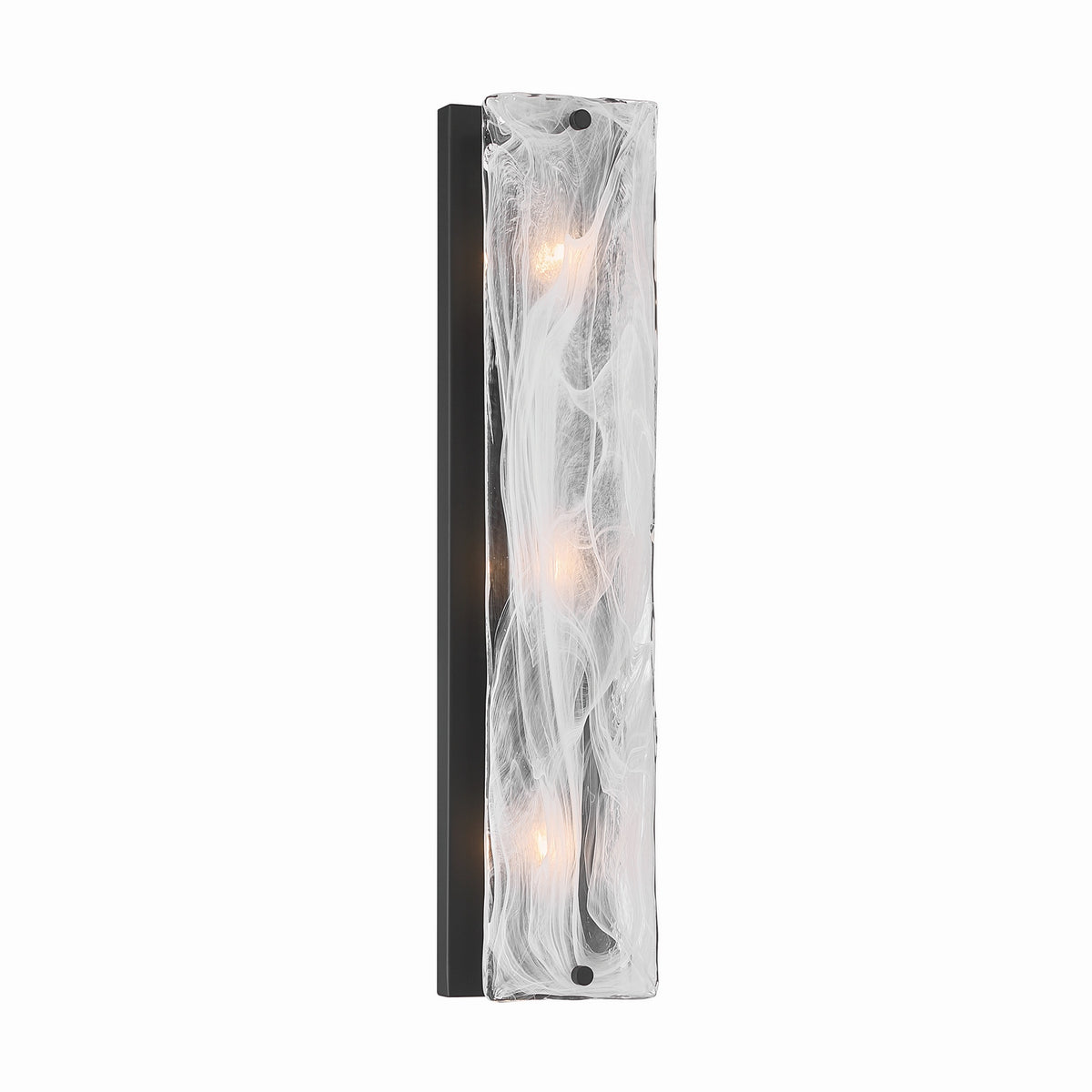 Minka-Lavery - 3633-899 - Three Light Vanity - Veil - Dark Matte Black