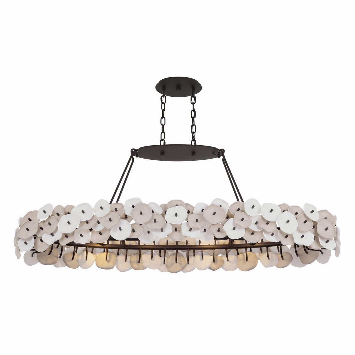 Metropolitan - N1526-860 - Four Light Linear Chandelier - Ravelin - Dark Bronze