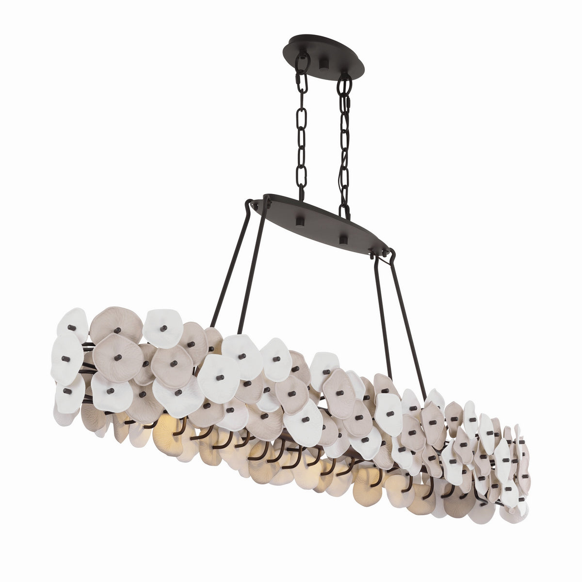 Metropolitan - N1526-860 - Four Light Linear Chandelier - Ravelin - Dark Bronze
