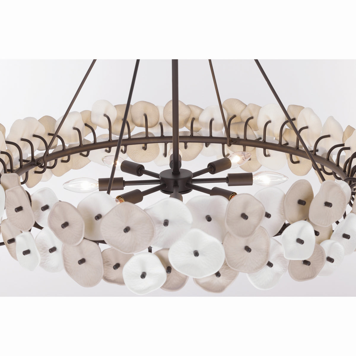 Metropolitan - N1528-860 - Eight Light Pendant - Ravelin - Dark Bronze