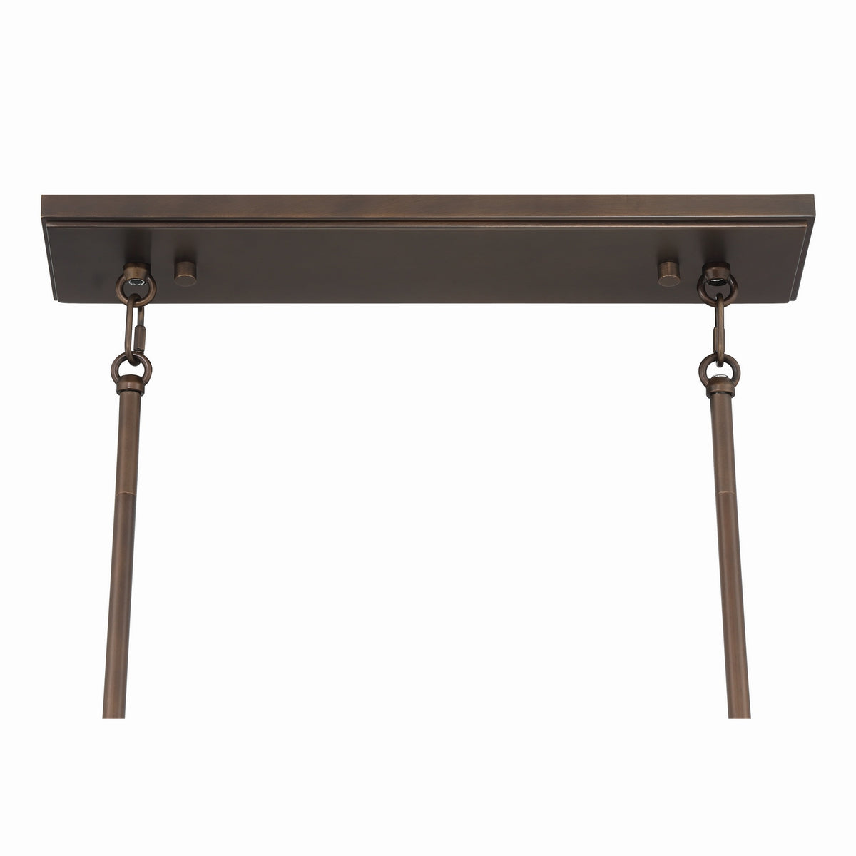 Metropolitan - N1546-868 - Eight Light Linear Chandelier - Olyra - Plated Dark Bronze