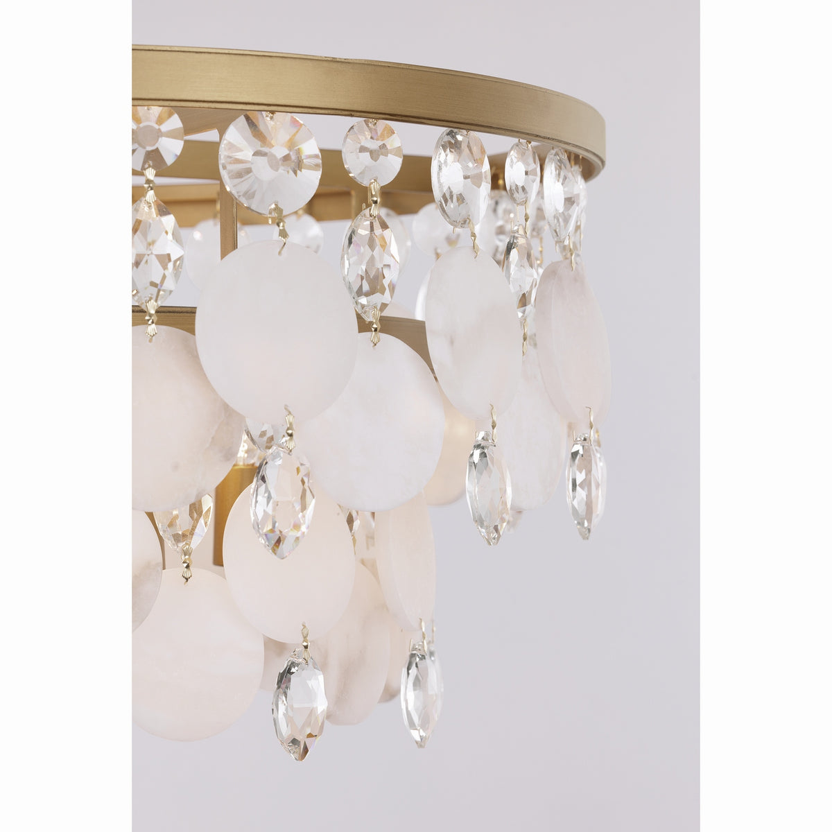 Metropolitan - N1835-870 - Five Light Semi-Flush Mount - Nova Mara - Painted Legacy Brass