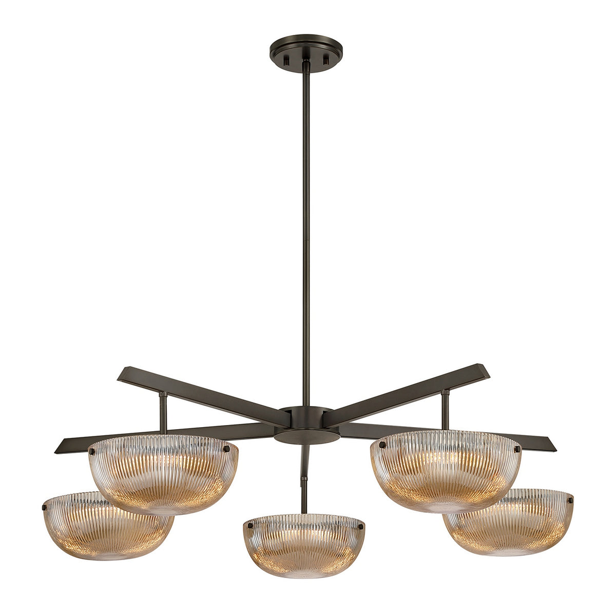 Savoy House - 1-1252-5-15 - LED Chandelier - Hubbard - Mediterranean Bronze