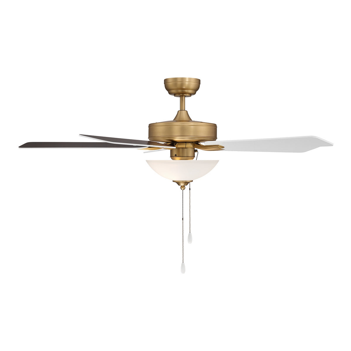 Meridian - M2034NBRV - 52" Ceiling Fan - Natural Brass
