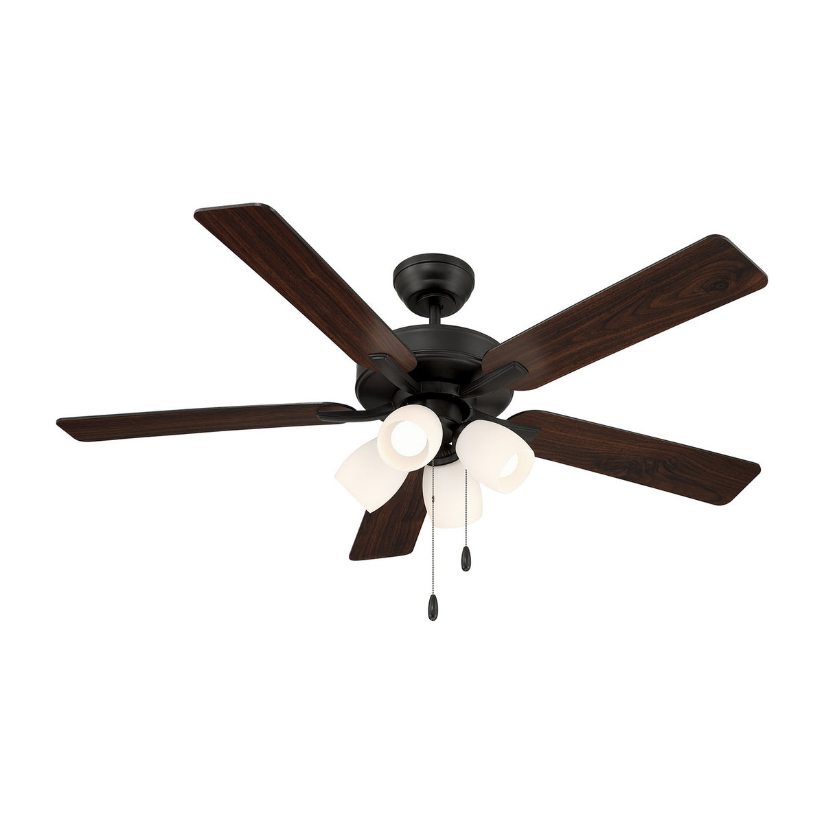 Meridian - M2035MBKRV - 52" Ceiling Fan - Matte Black
