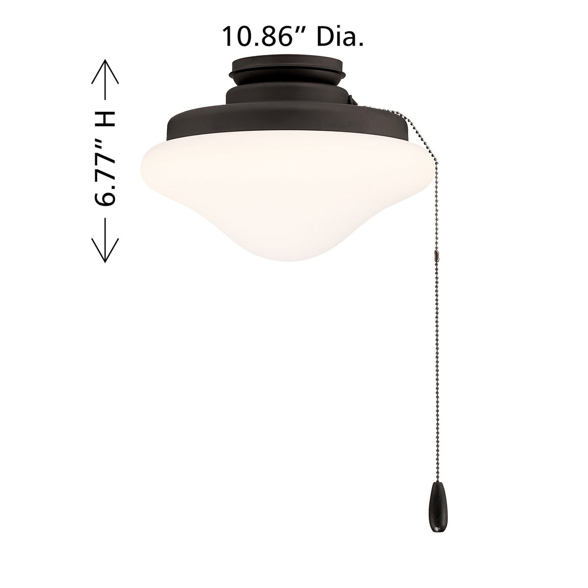 Meridian - M2039ORB - One Light LED Fan Light Kit - Oil Rubbed Bronze