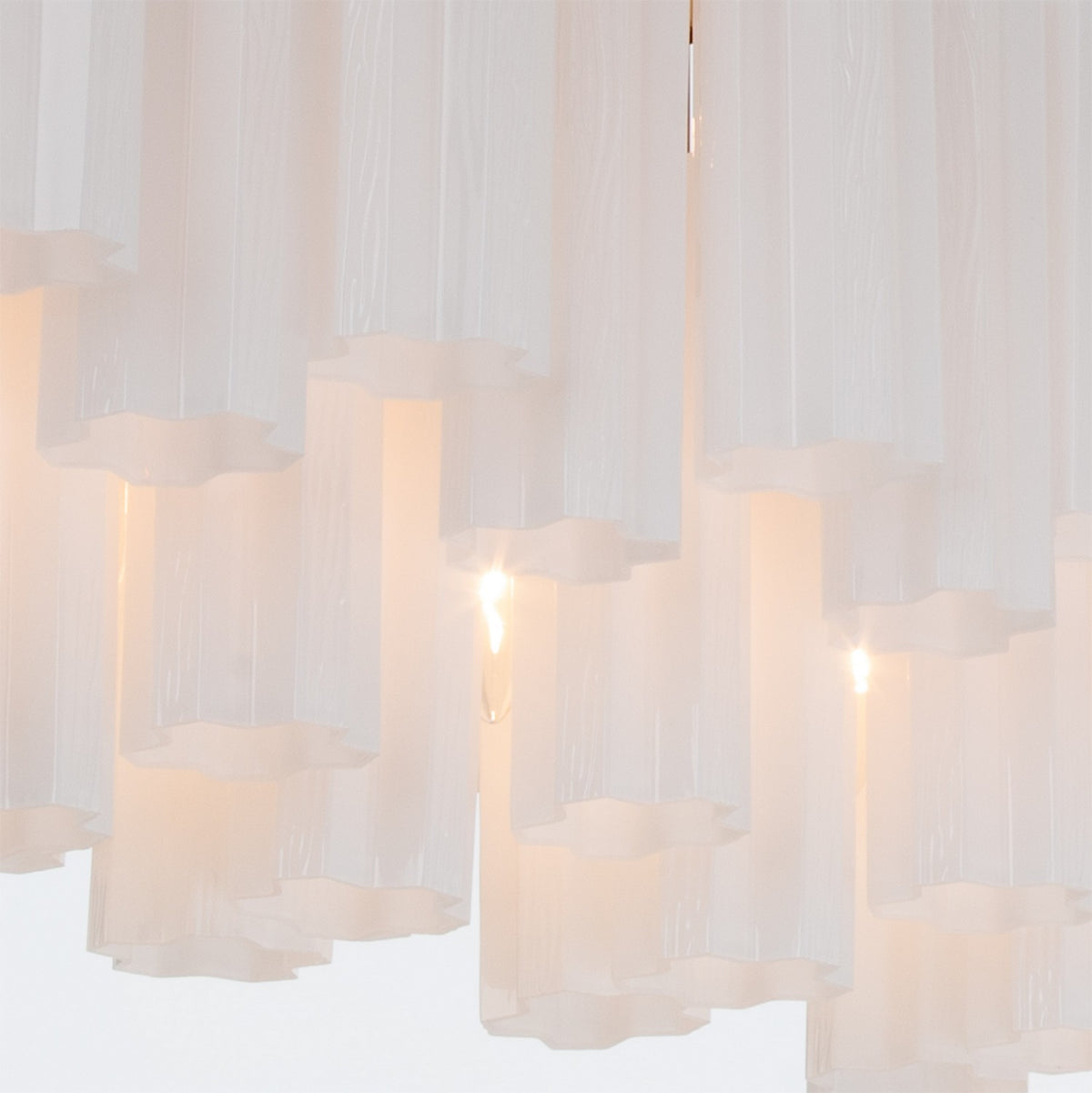 Crystorama - ADD-337-AG-WH - 16 Light Linear Chandelier - Addis - Aged Brass