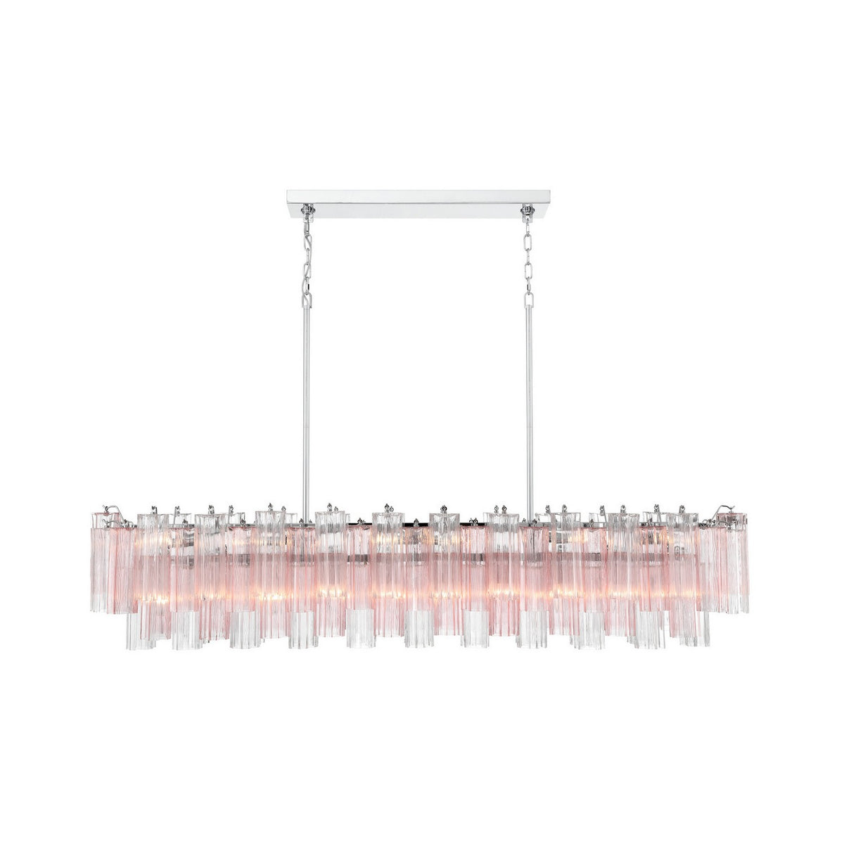 Crystorama - ADD-337-CH-SP - 16 Light Linear Chandelier - Addis - Polished Chrome