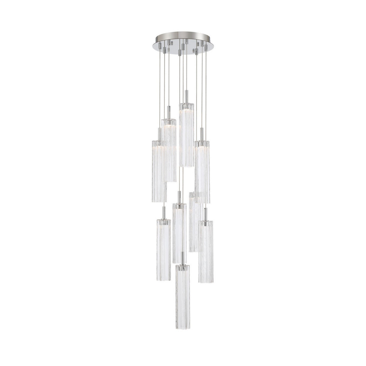 Crystorama - ADD-405-CH-CL - LED Pendant - Addis - Polished Chrome