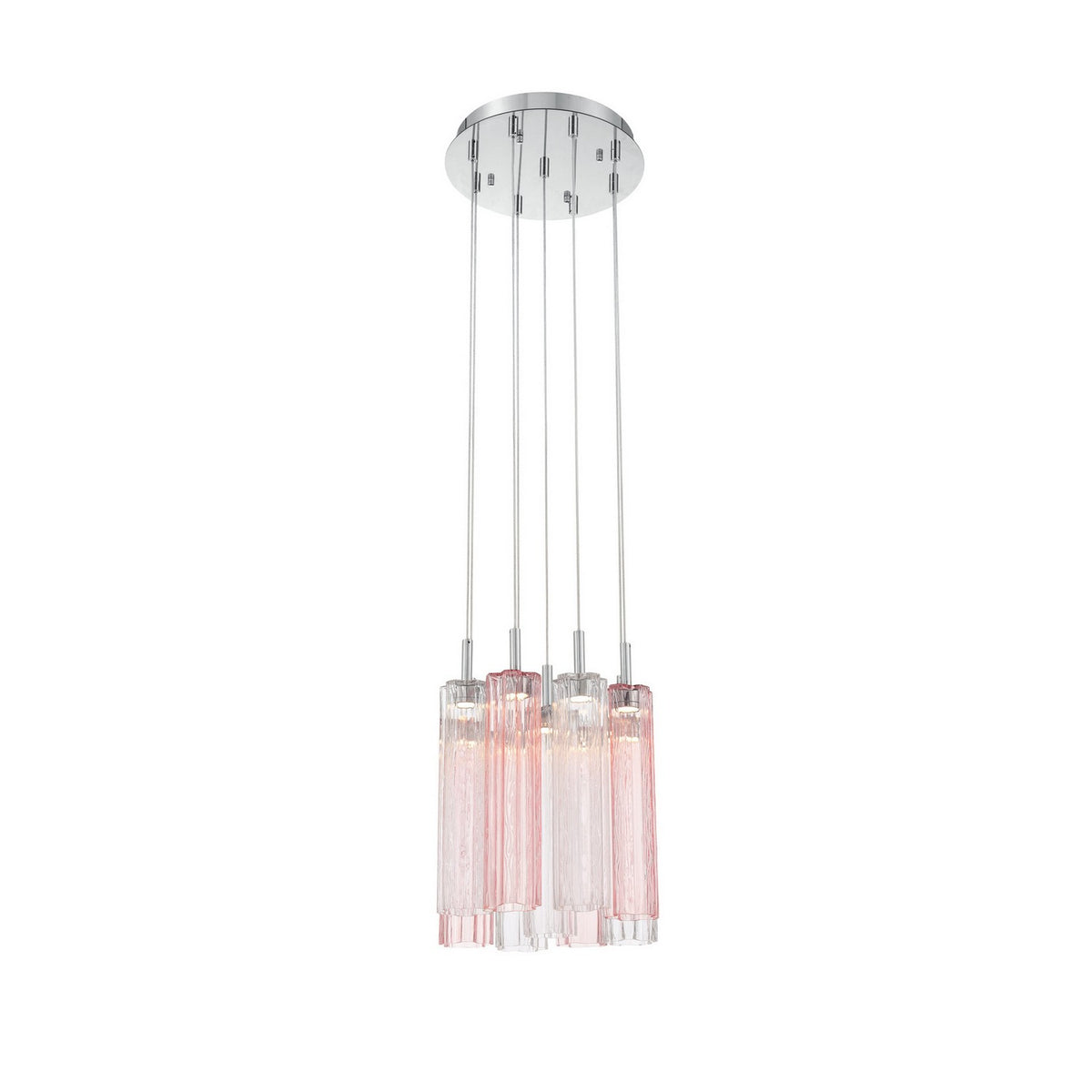 Crystorama - ADD-405-CH-SP - LED Pendant - Addis - Polished Chrome
