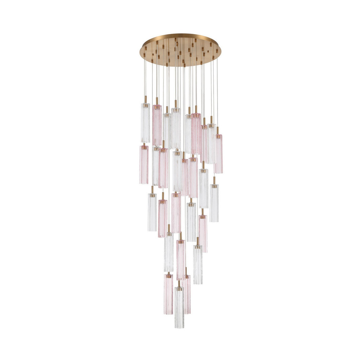 Crystorama - ADD-415-AG-SP - LED Pendant - Addis - Aged Brass
