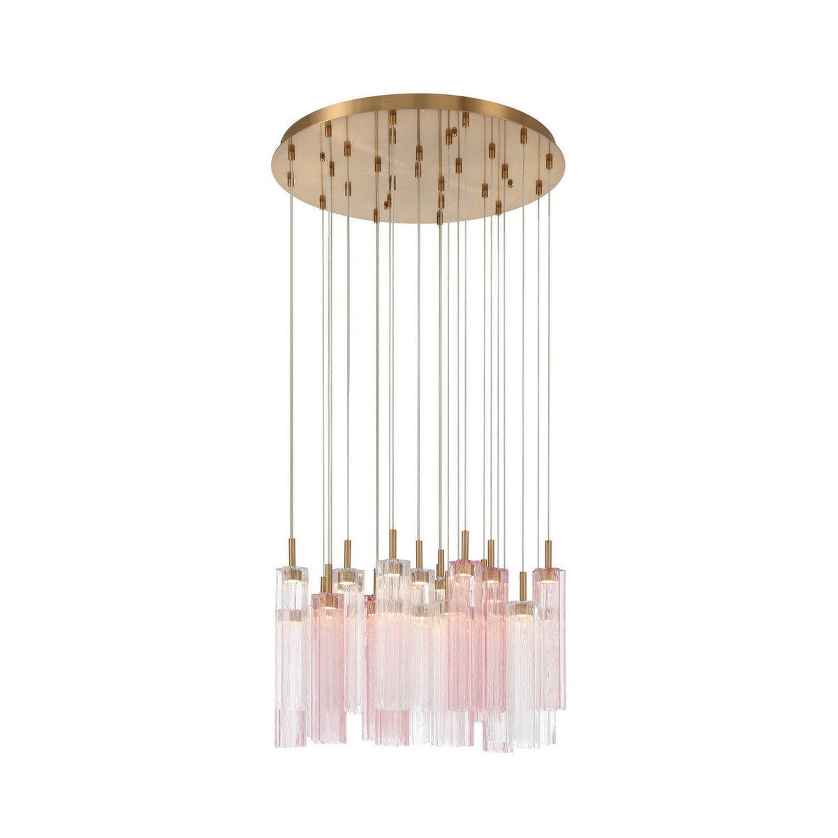 Crystorama - ADD-415-AG-SP - LED Pendant - Addis - Aged Brass