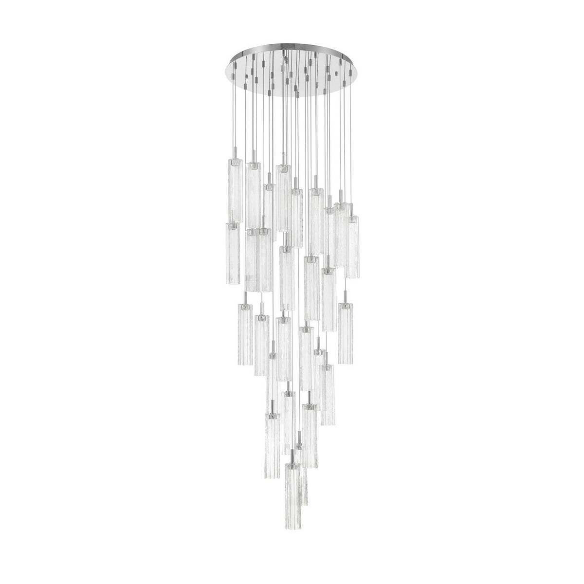Crystorama - ADD-415-CH-CL - LED Pendant - Addis - Polished Chrome
