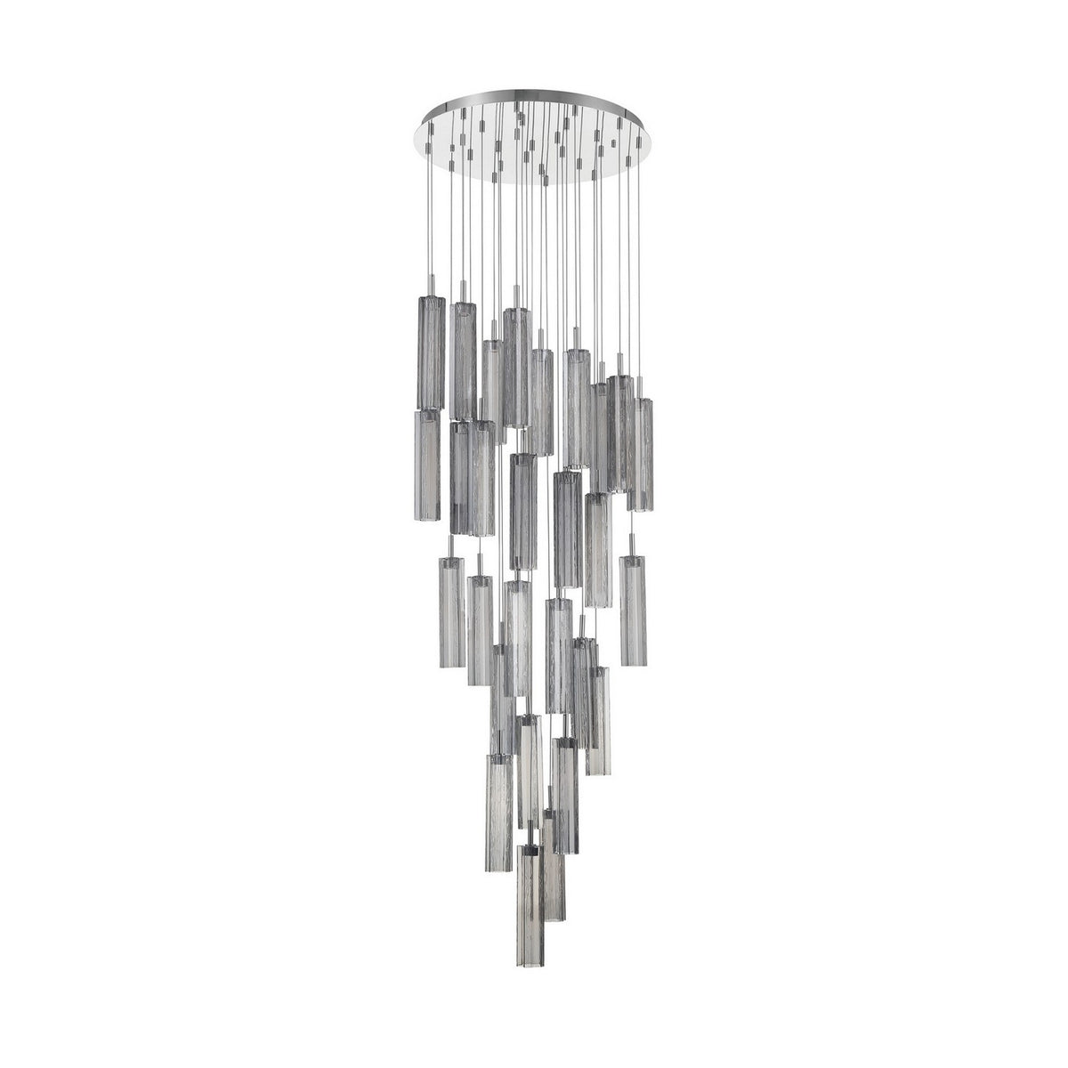 Crystorama - ADD-415-CH-SM - LED Pendant - Addis - Polished Chrome