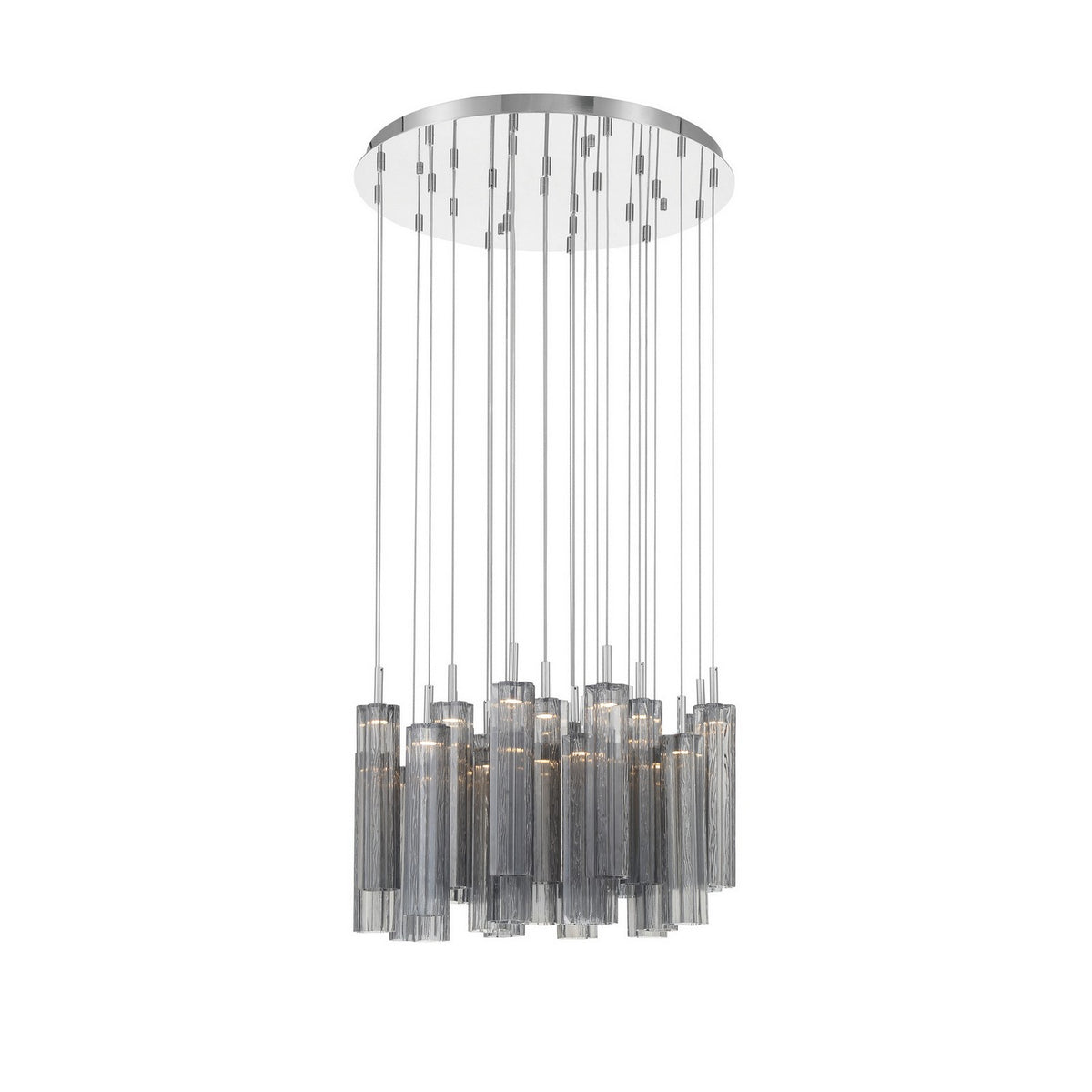 Crystorama - ADD-415-CH-SM - LED Pendant - Addis - Polished Chrome