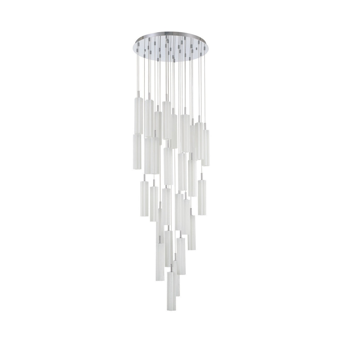 Crystorama - ADD-415-CH-WH - LED Pendant - Addis - Polished Chrome