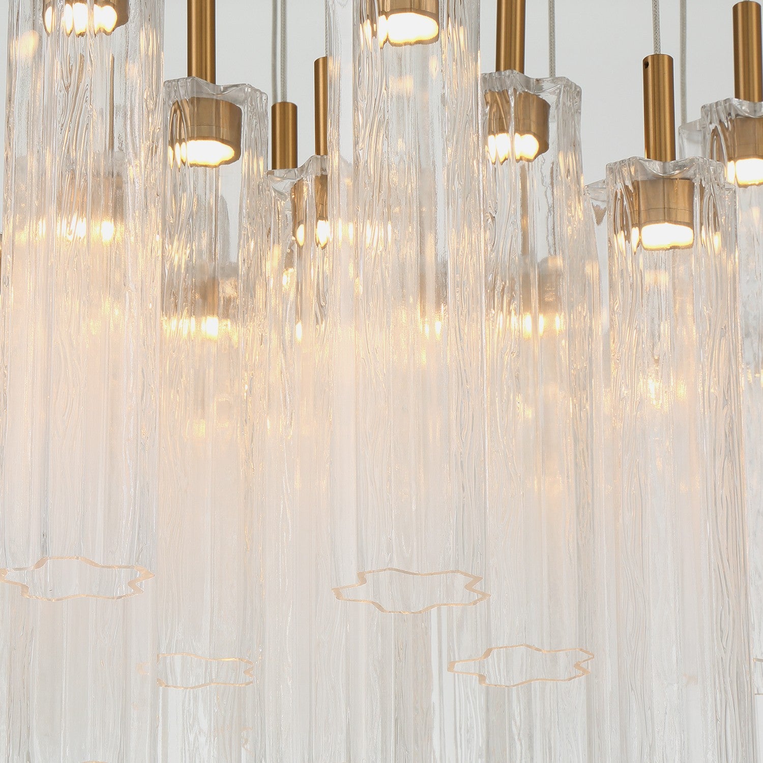 Crystorama - ADD-423-AG-CL - LED Pendant - Addis - Aged Brass