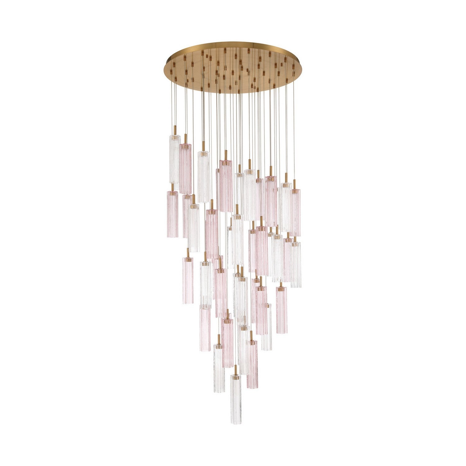 Crystorama - ADD-423-AG-SP - LED Pendant - Addis - Aged Brass