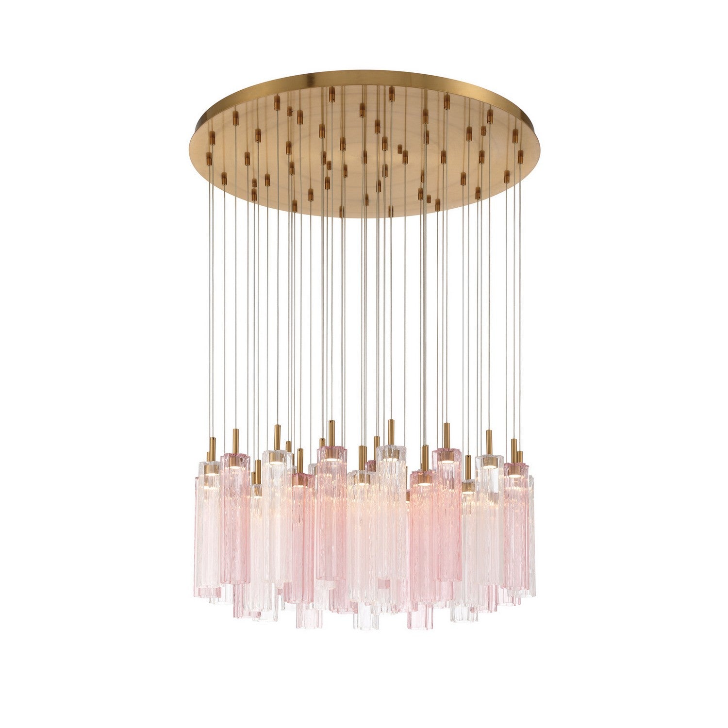 Crystorama - ADD-423-AG-SP - LED Pendant - Addis - Aged Brass