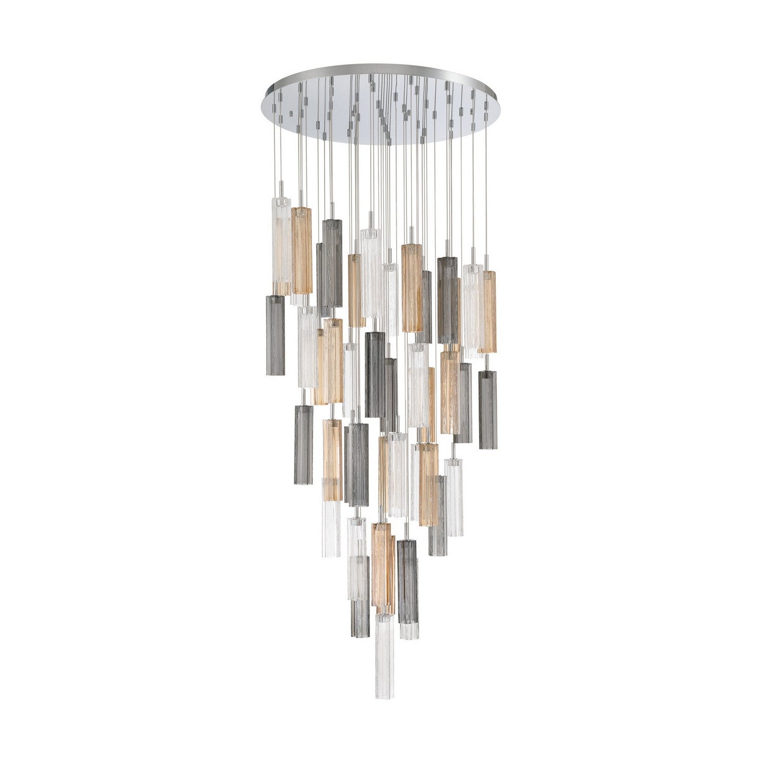 Crystorama - ADD-423-CH-AU - LED Pendant - Addis - Polished Chrome