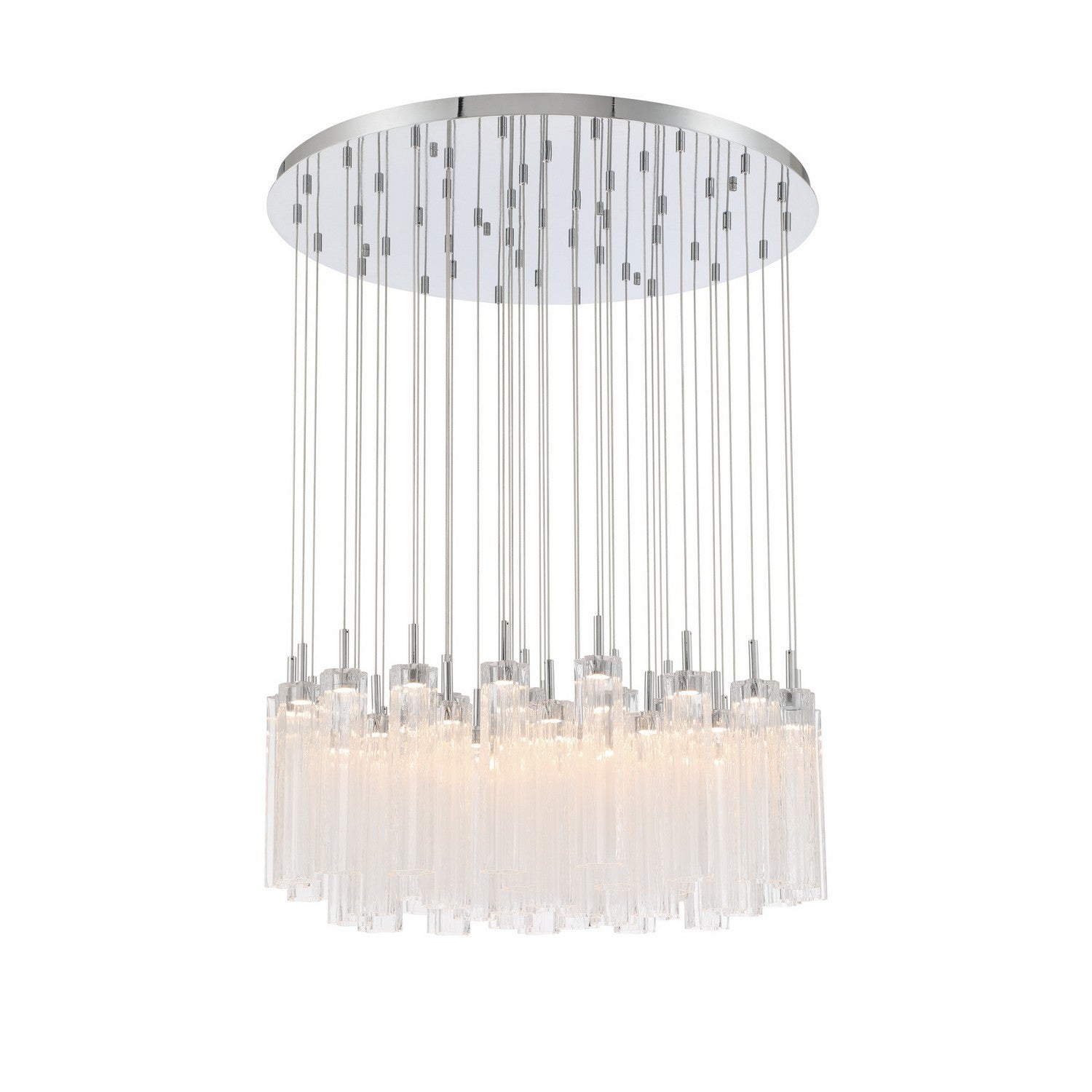 Crystorama - ADD-423-CH-CL - LED Pendant - Addis - Polished Chrome