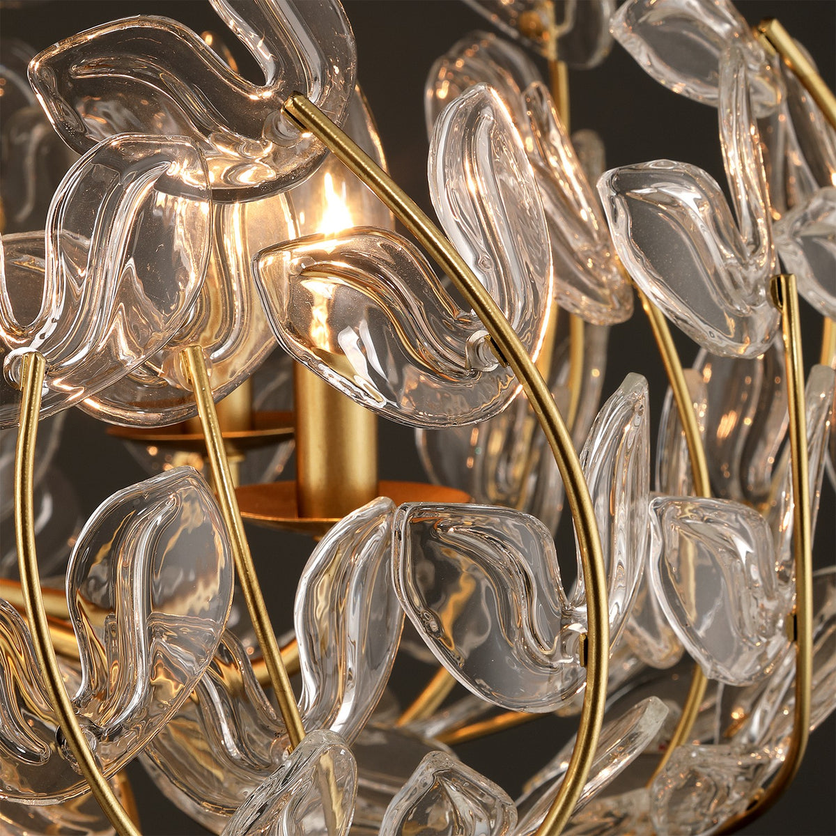 Crystorama - BGT-336-SG-CL - Five Light Chandelier - Bridget - Soft Gold