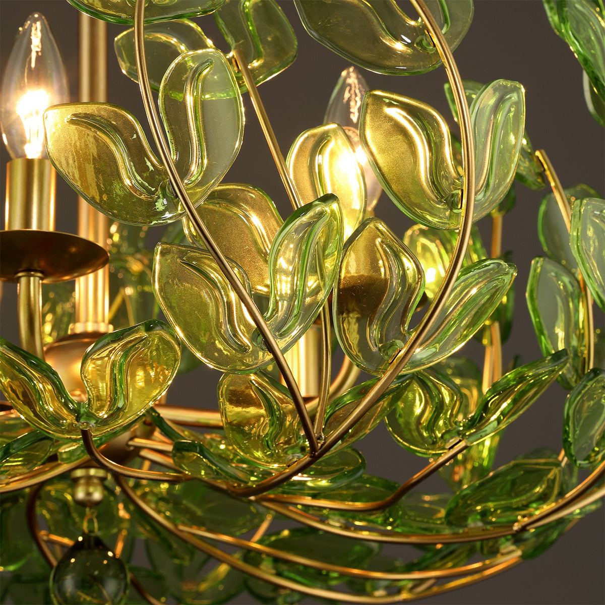 Crystorama - BGT-338-SG-GR - Six Light Chandelier - Bridget - Soft Gold