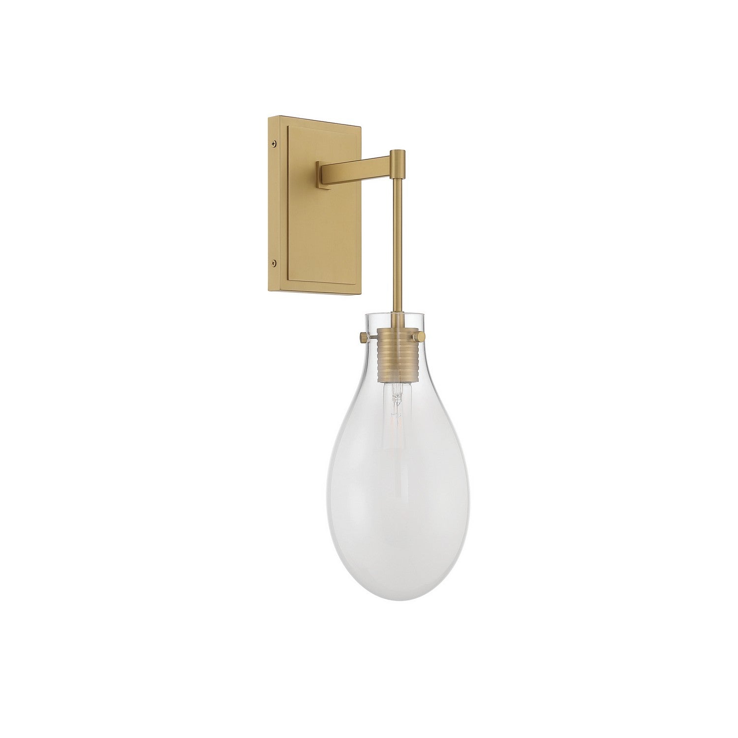 Crystorama - DAV-6001-MG - One Light Wall Sconce - Davis - Modern Gold