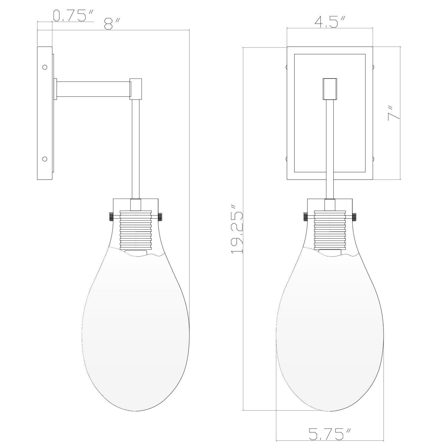 Crystorama - DAV-6001-MG - One Light Wall Sconce - Davis - Modern Gold
