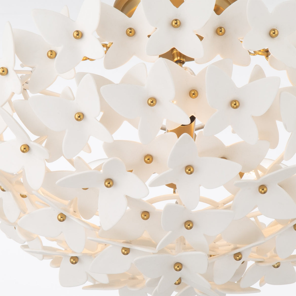 Crystorama - KLN-5200-LG - Three Light Semi Flush Mount - Killian - Luxe Gold