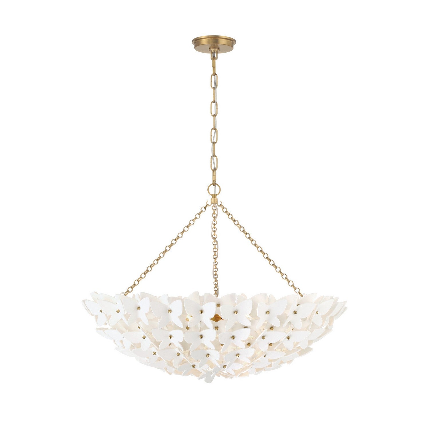 Crystorama - KLN-5208-LG - Six Light Chandelier - Killian - Luxe Gold