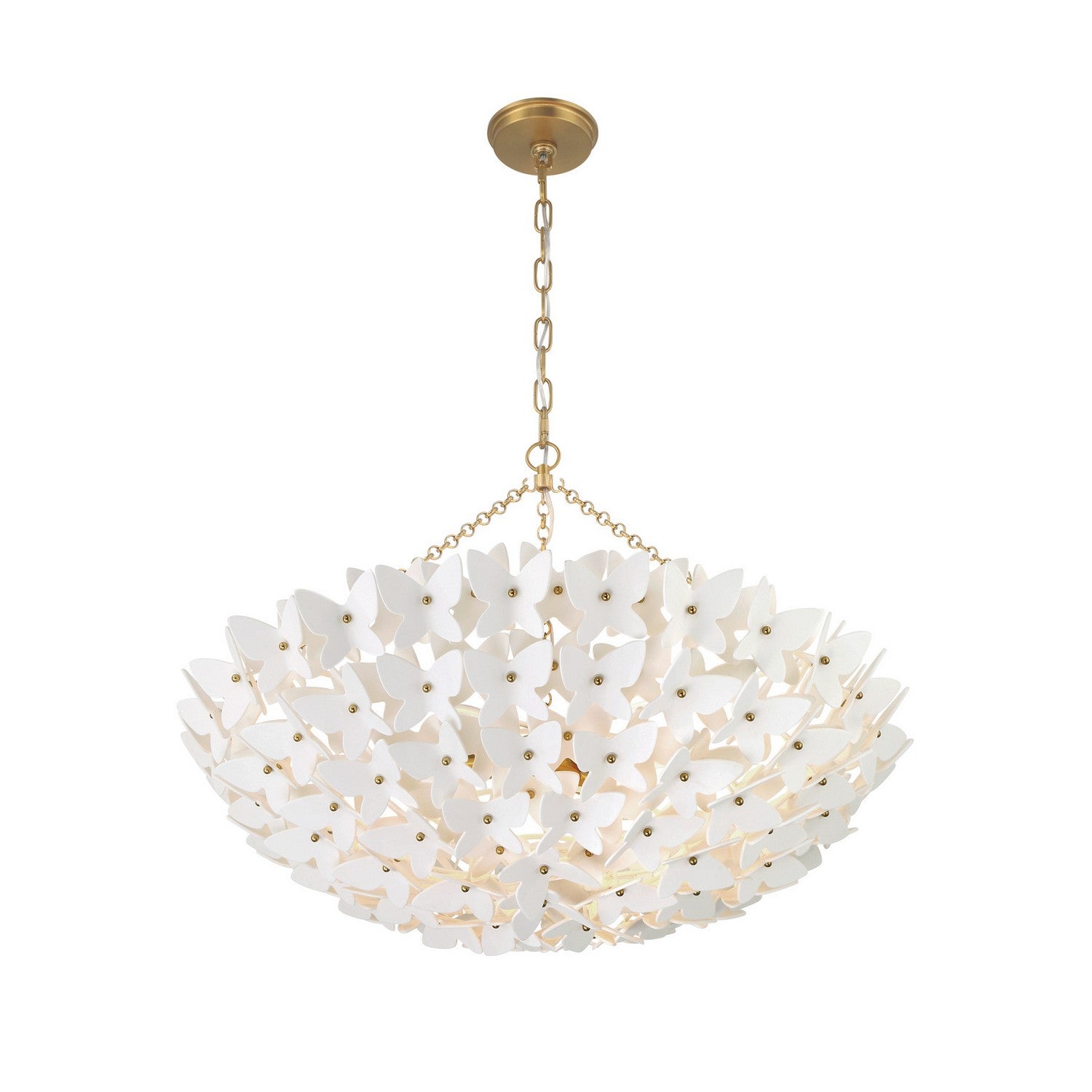 Crystorama - KLN-5208-LG - Six Light Chandelier - Killian - Luxe Gold