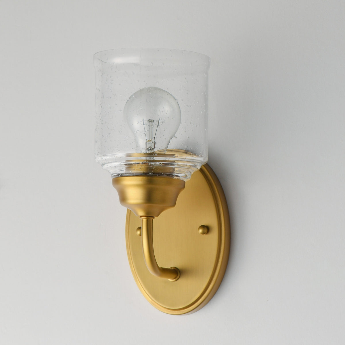 Maxim - 12261CDNAB - One Light Wall Sconce - Acadia - Natural Aged Brass