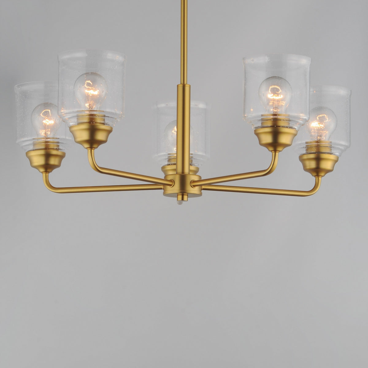 Maxim - 12266CDNAB - Five Light Chandelier - Acadia - Natural Aged Brass