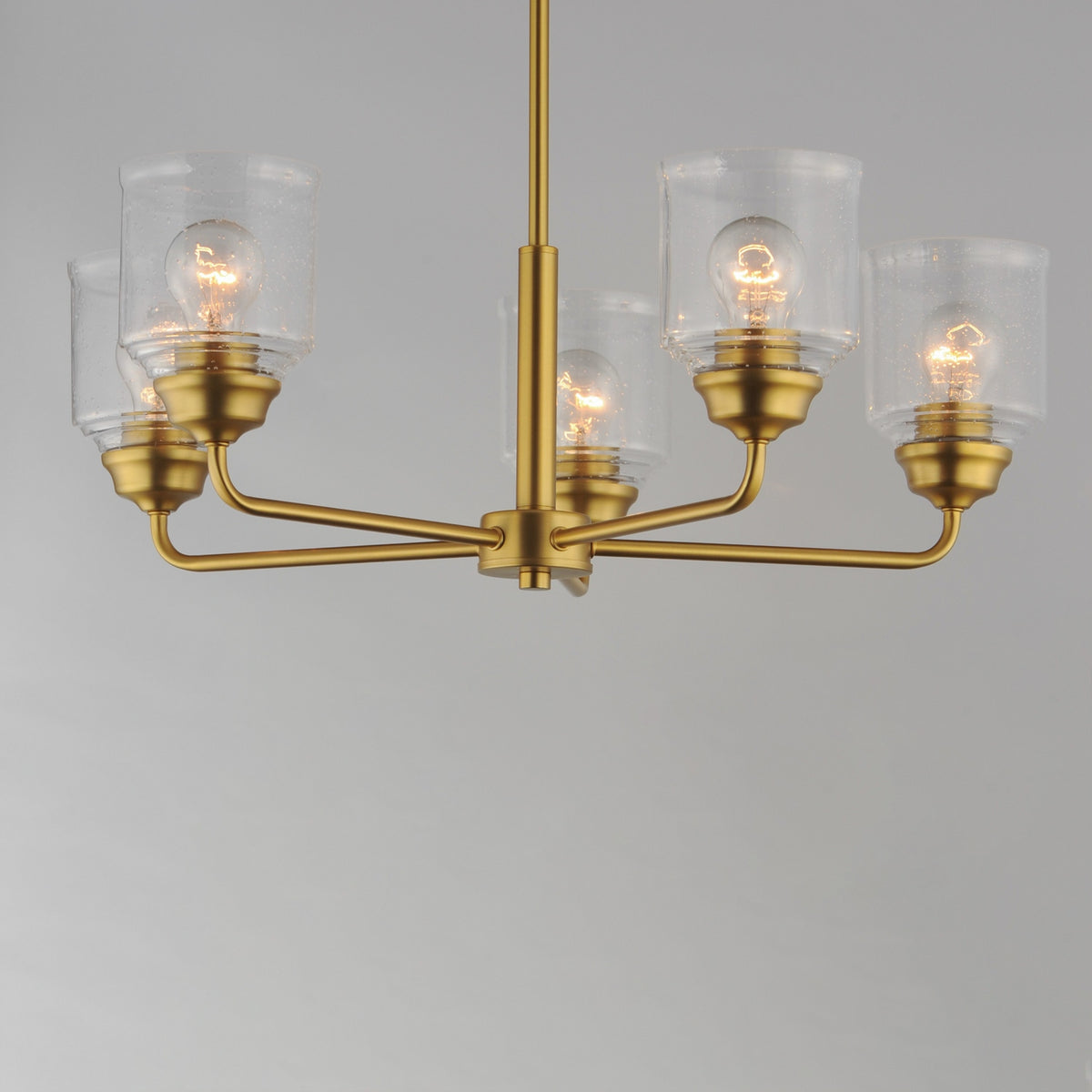 Maxim - 12266CDNAB - Five Light Chandelier - Acadia - Natural Aged Brass