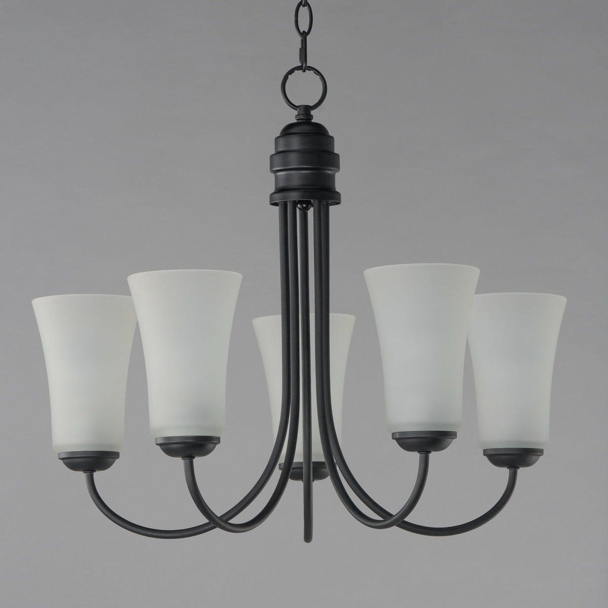 Maxim - 10045FTBK - Five Light Chandelier - Logan - Black