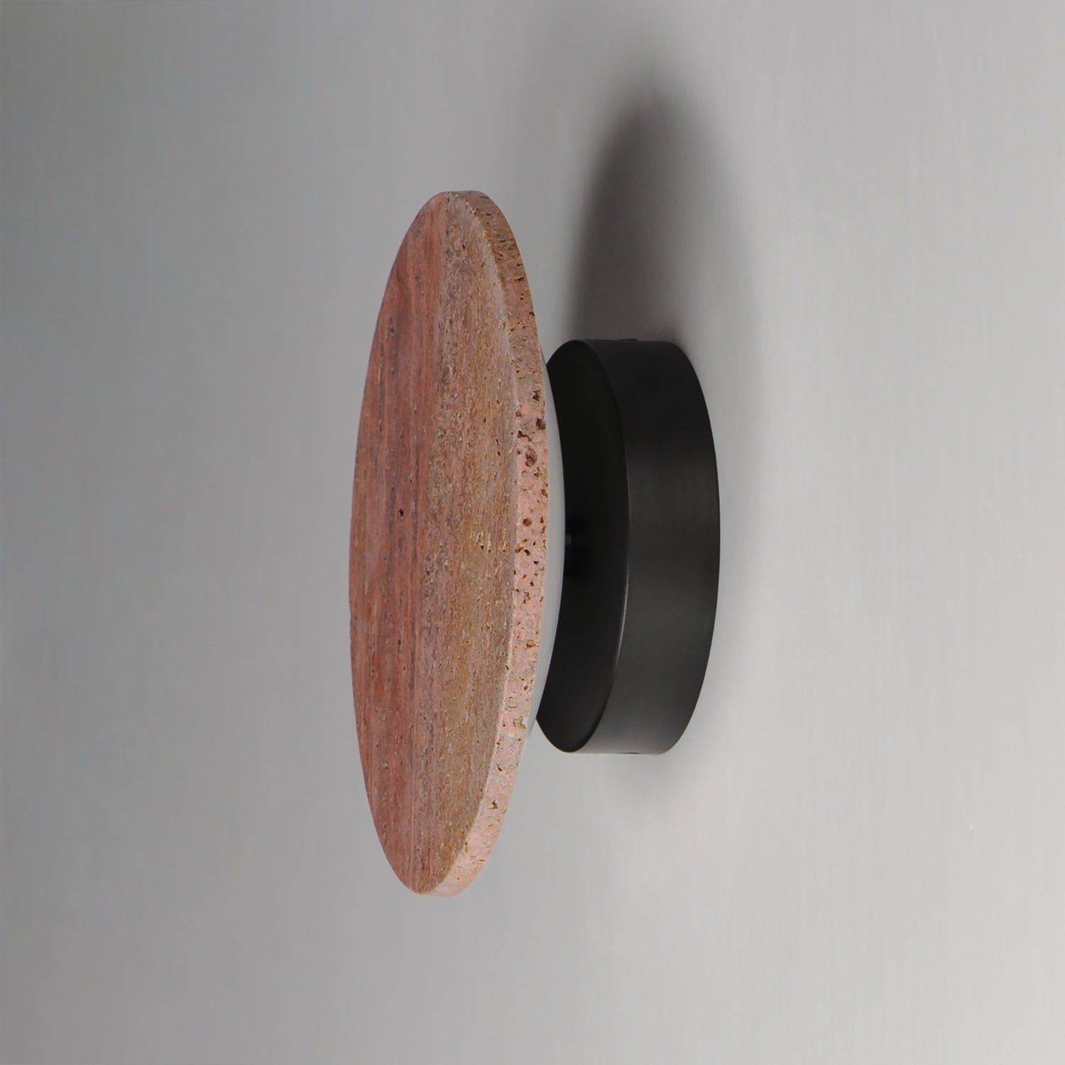 ET2 - E14352-RLGM - LED Wall Sconce - Discus - Rosso Laterite / Gunmetal