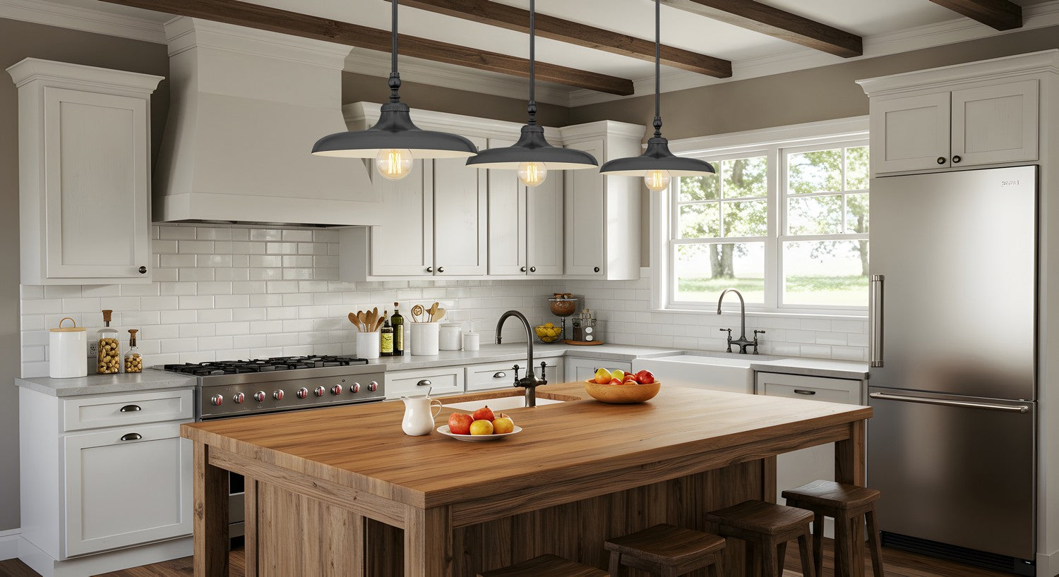 Z-Lite - 2308P14-MBZ - One Light Pendant - Camden - Modern Bronze