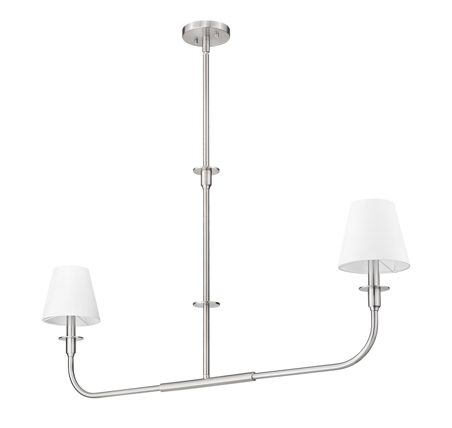 Z-Lite - 3049-42L-BN - Two Light Linear Chandelier - Tova - Brushed Nickel