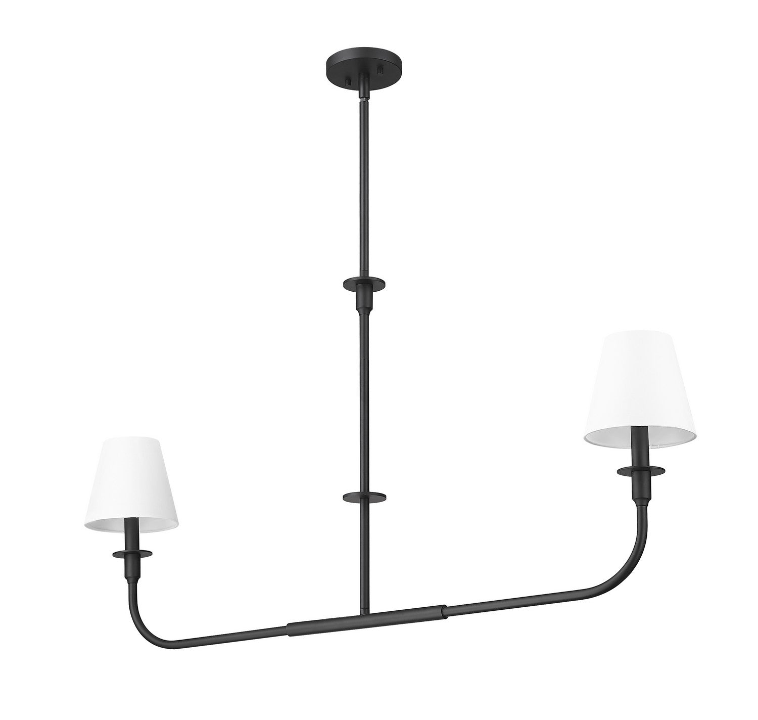 Z-Lite - 3049-42L-MB - Two Light Linear Chandelier - Tova - Matte Black