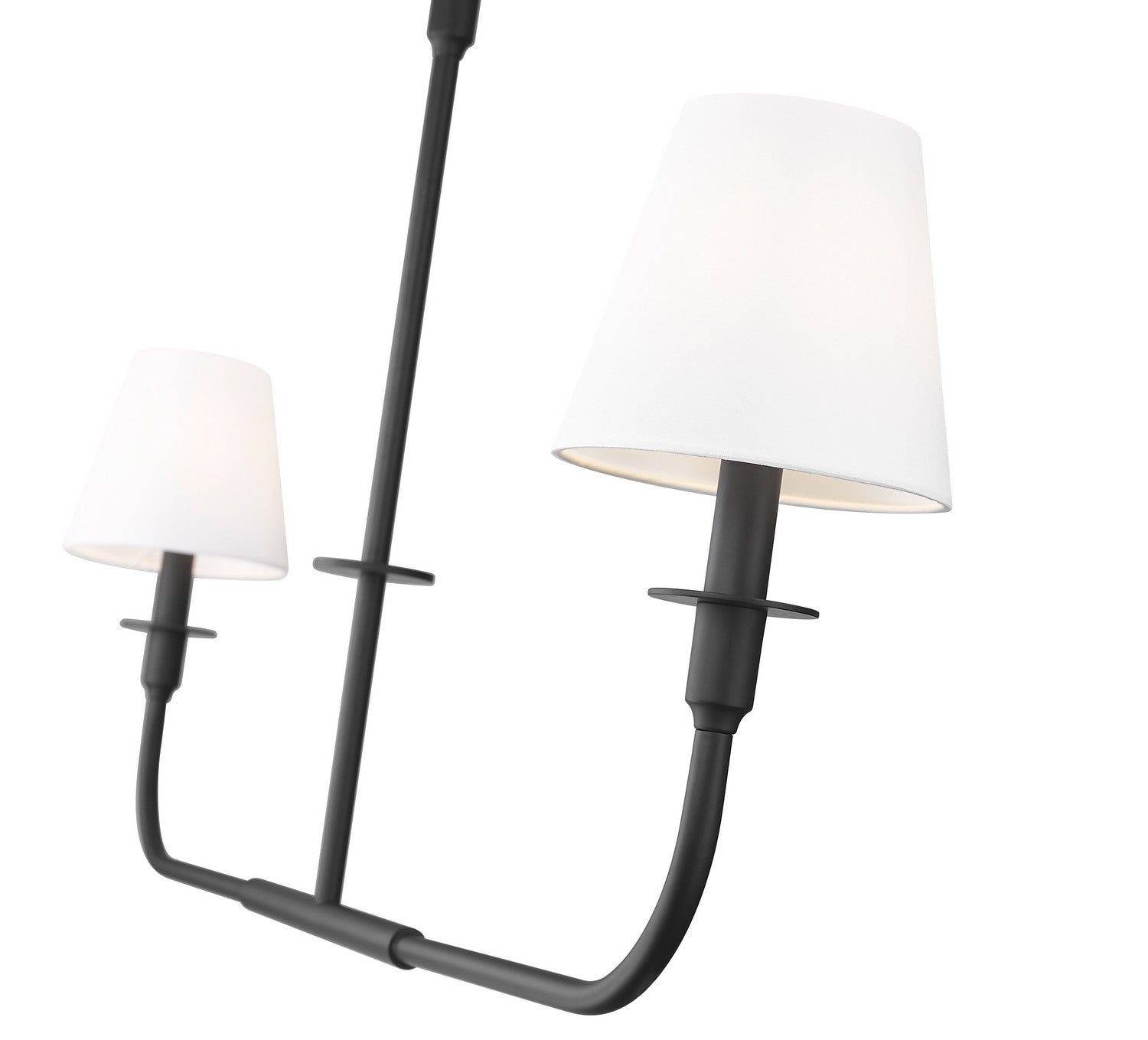 Z-Lite - 3049-42L-MB - Two Light Linear Chandelier - Tova - Matte Black