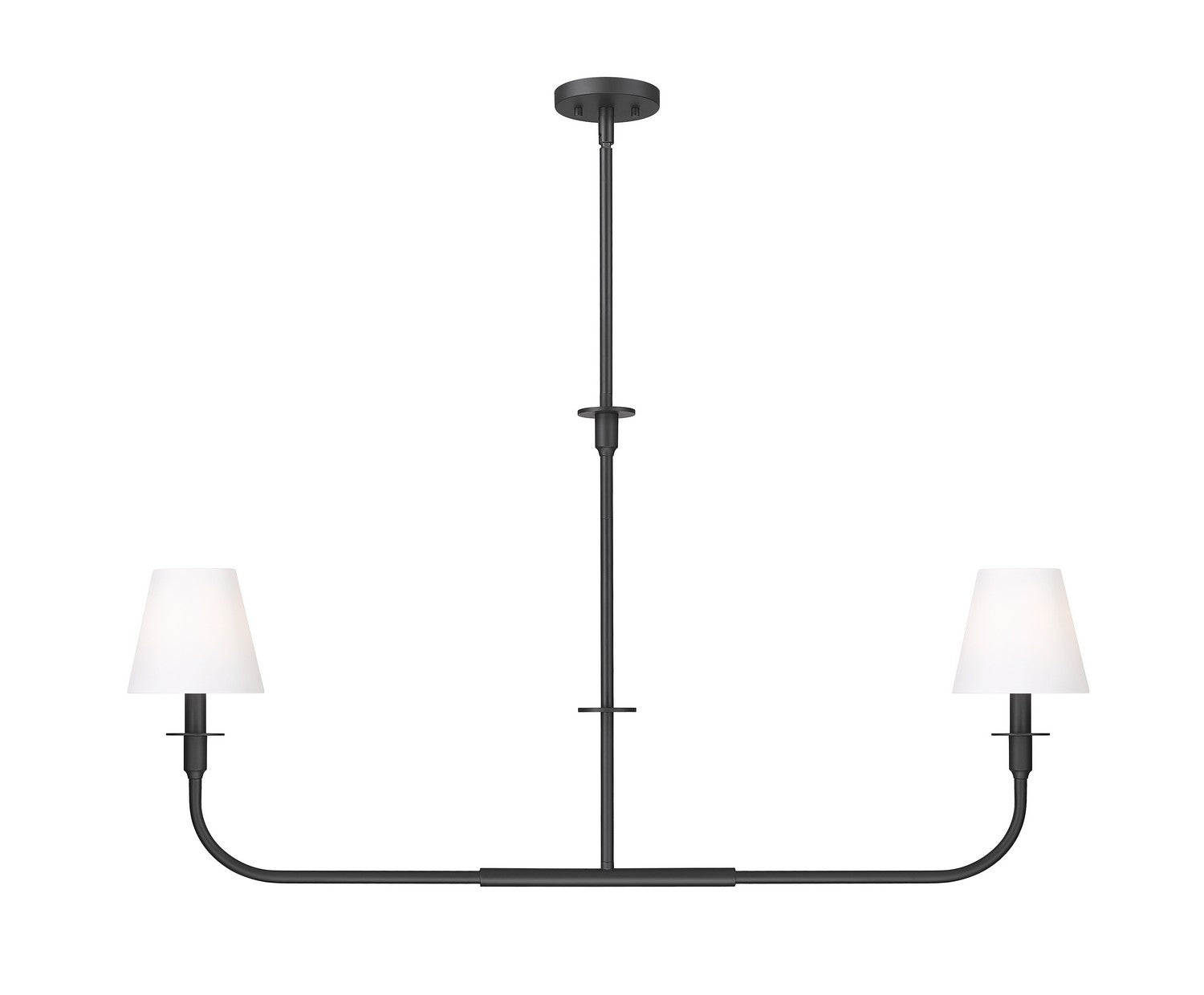 Z-Lite - 3049-42L-MB - Two Light Linear Chandelier - Tova - Matte Black