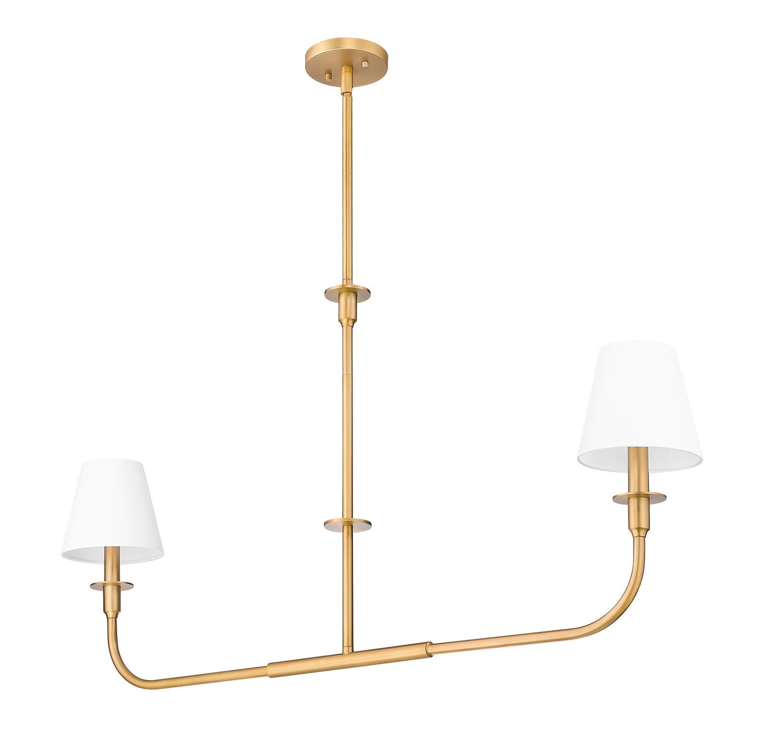 Z-Lite - 3049-42L-RB - Two Light Linear Chandelier - Tova - Rubbed Brass
