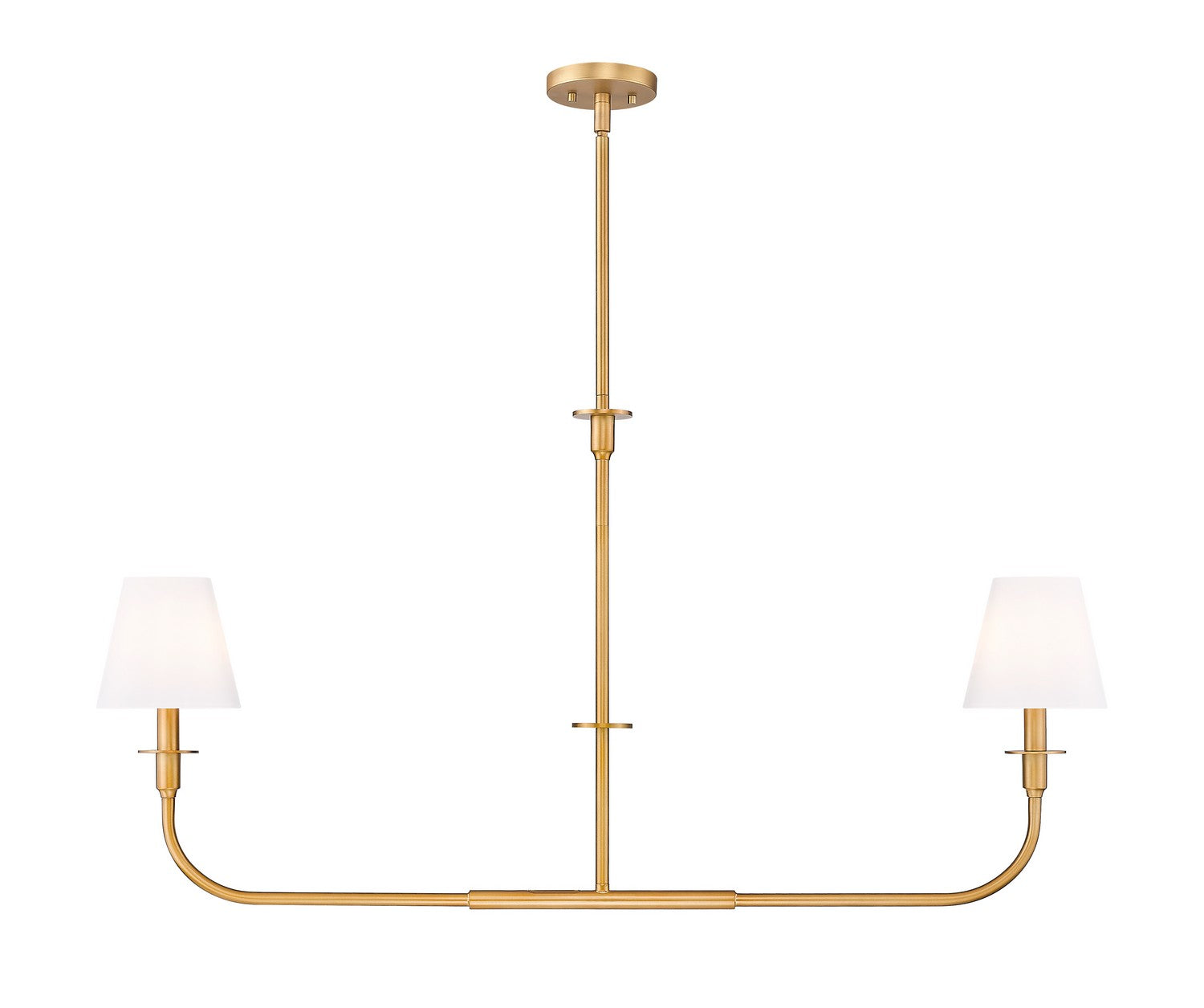 Z-Lite - 3049-42L-RB - Two Light Linear Chandelier - Tova - Rubbed Brass