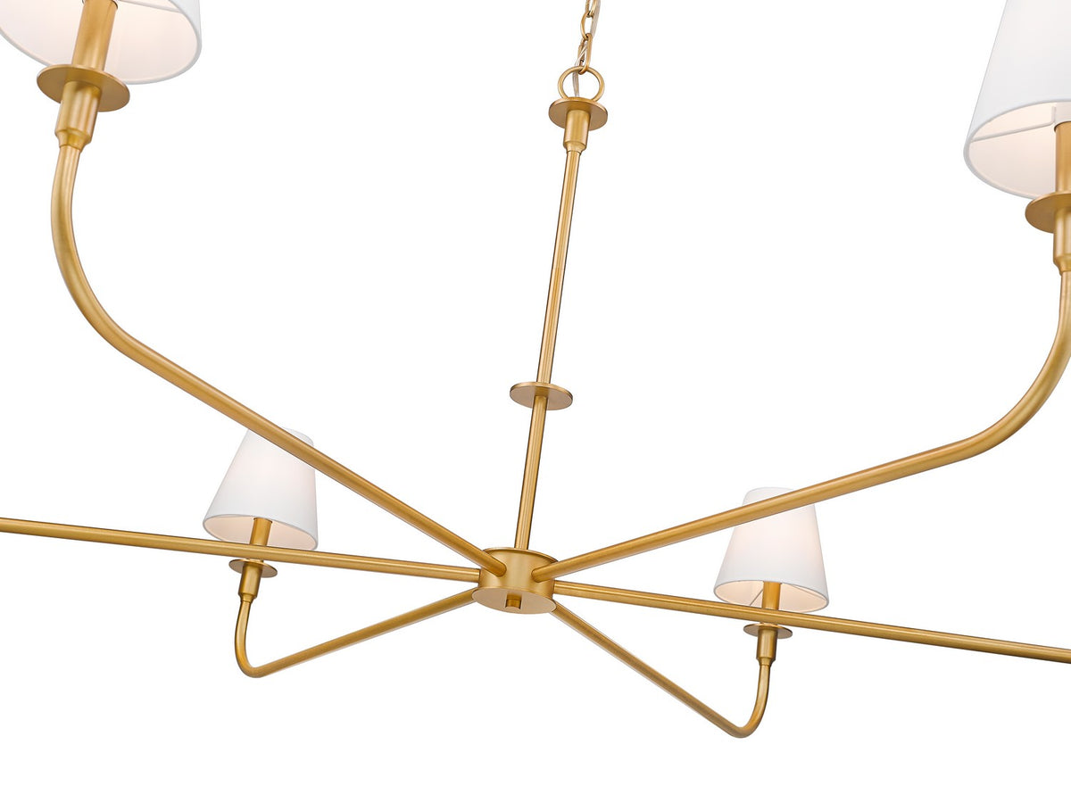 Z-Lite - 3049-62RB - Six Light Chandelier - Tova - Rubbed Brass