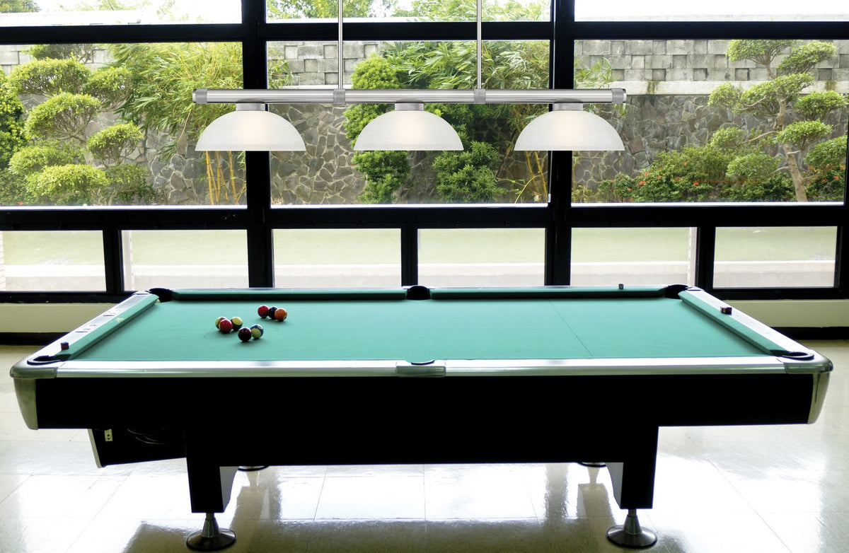 Z-Lite - 3050-3BN-DWL14 - Three Light Billiard - Vanguard - Brushed Nickel